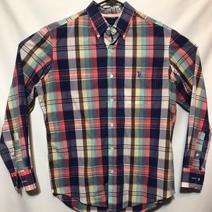 U.S Polo ASSN multicolor plaid mens shirt